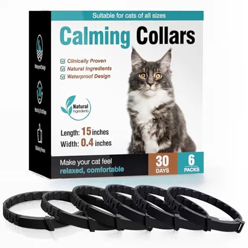 ZHANGK black calming collar for cats with TPE material