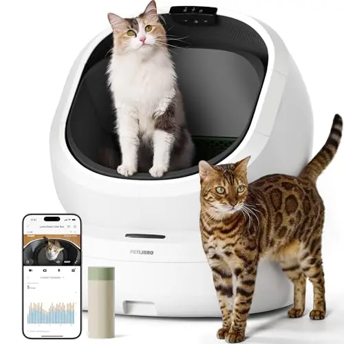 PETLIBRO automatic litter box with AI camera for odor control
